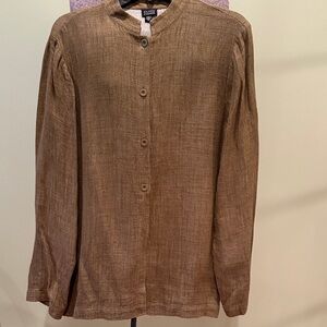 Eileen Fisher Jacket Shirt Medium
